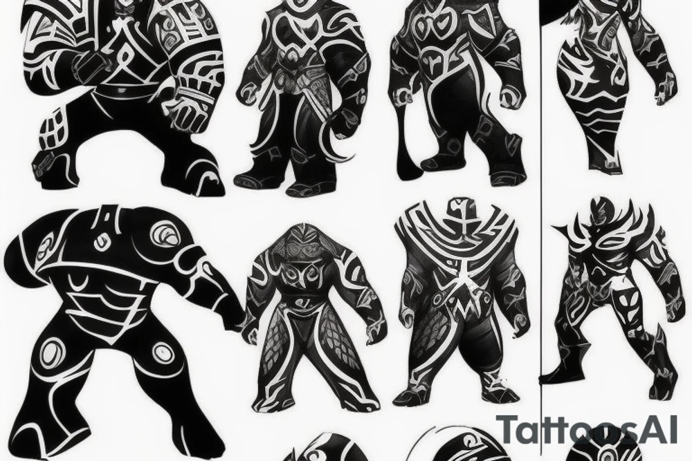 Juggernaut dota2 tattoo idea