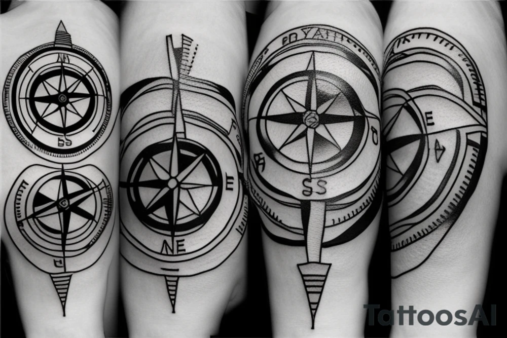 create a compass and ship themed small tattoo you can use elements from space and sky tattoo idea create a compass and ship themed small tattoo you can use elements from space and sky tattoo idea