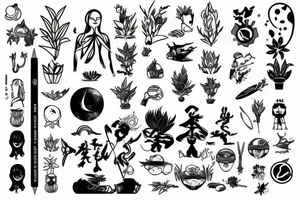 Plants, Athlete, Anime, Cooking, Space, Motivation, Ancient civilisation tattoo idea