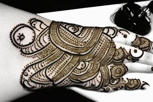 Mehndi hindu tattoo idea