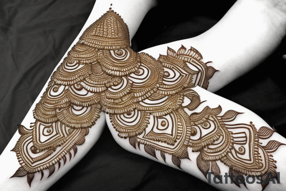 Mehndi hindu tattoo idea