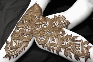 Mehndi hindu tattoo idea