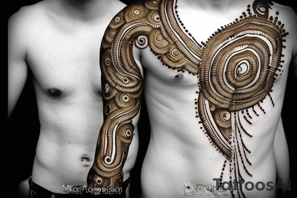 Mehndi hindu shiva tattoo idea