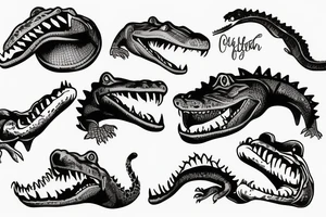 Gator Classy tattoo idea