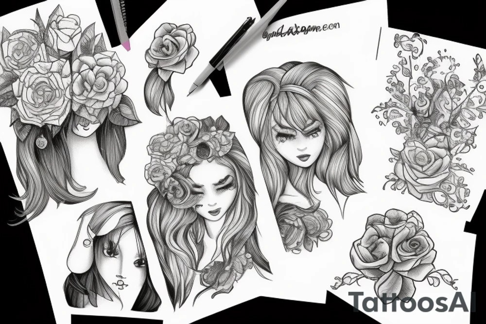 A girl of my dreams tattoo idea