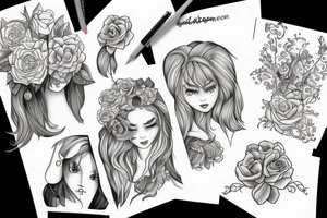 A girl of my dreams tattoo idea