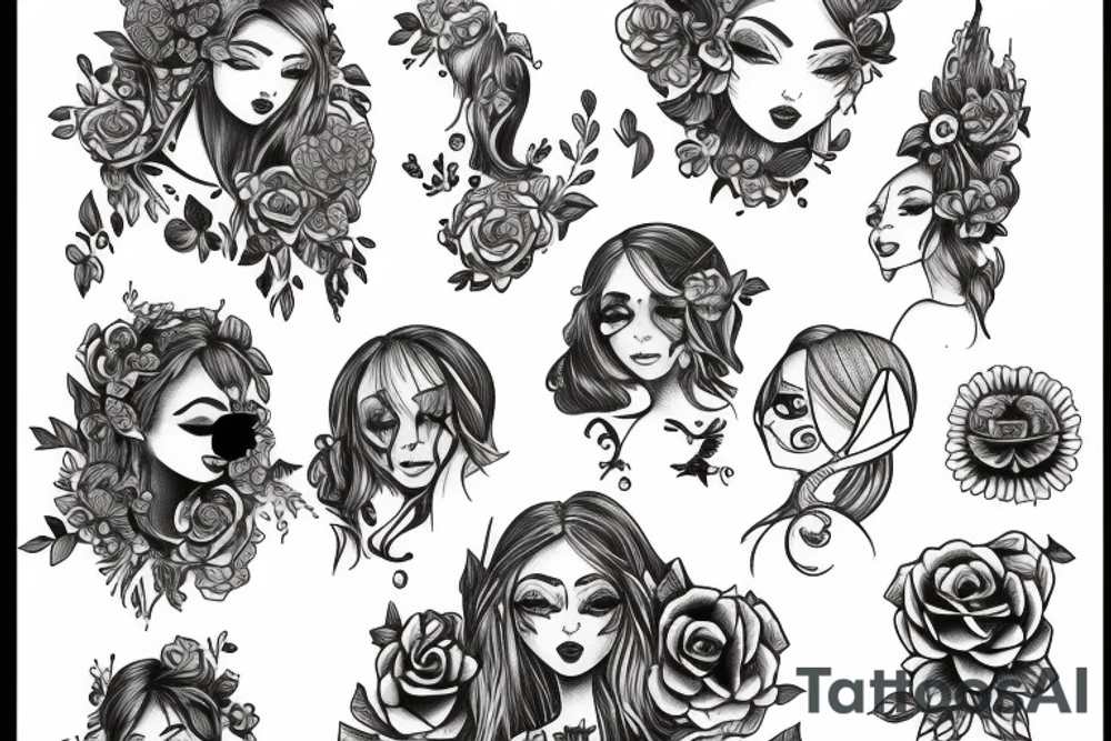 A girl of my dreams tattoo idea