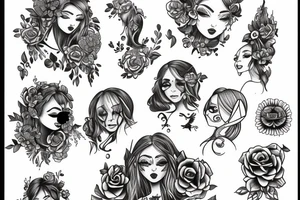 A girl of my dreams tattoo idea