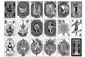 tarot cards tattoo idea
