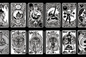 tarot cards tattoo idea