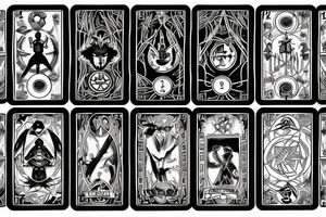 tarot cards tattoo idea