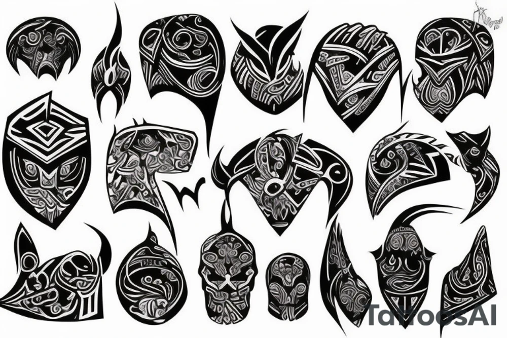 neo tribal tattoo idea