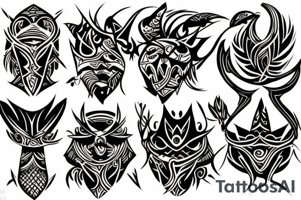 neo tribal tattoo idea