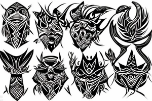 neo tribal tattoo idea