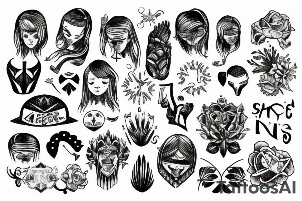 Nordic family tattoo idea