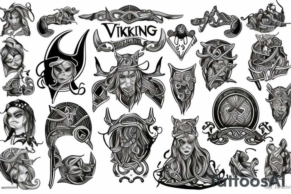 viking 
family tattoo idea