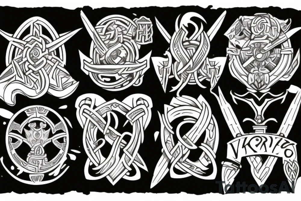 viking 
family tattoo idea