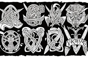 viking 
family tattoo idea