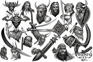 viking 
warrior tattoo idea