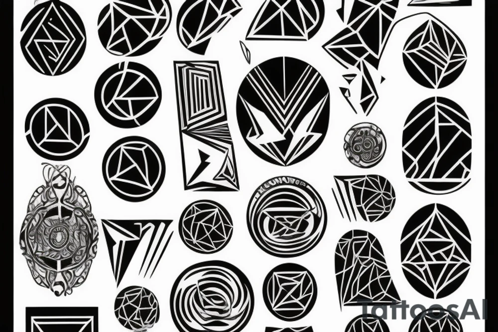Endless void tattoo idea