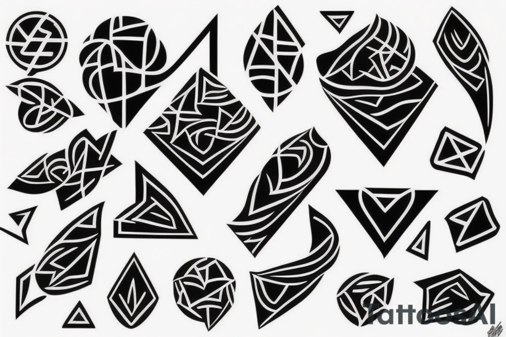 Endless void tattoo idea