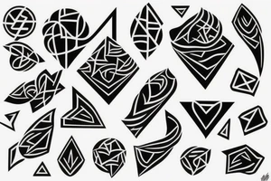 Endless void tattoo idea