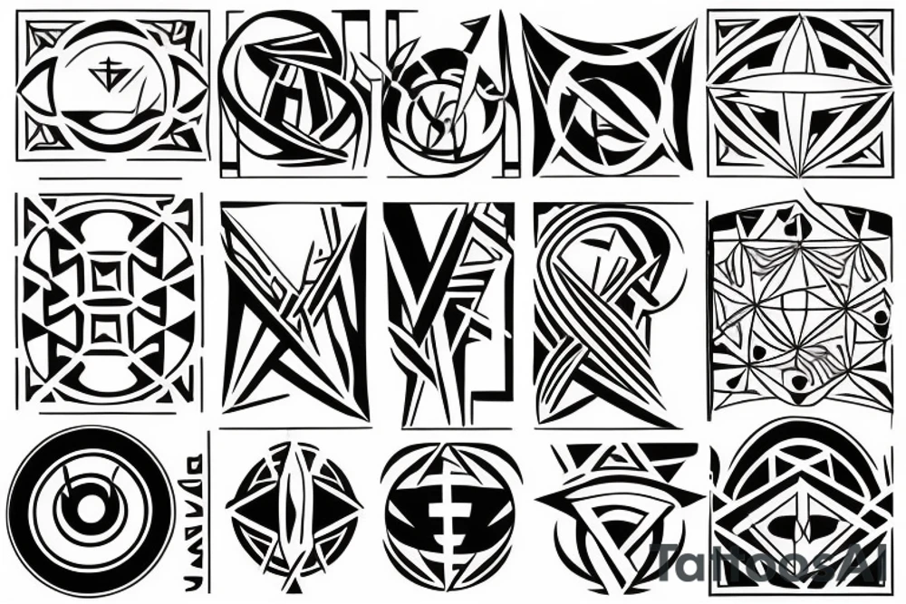 Neith symbol tattoo idea
