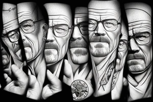 Walter white, posing tough tattoo idea