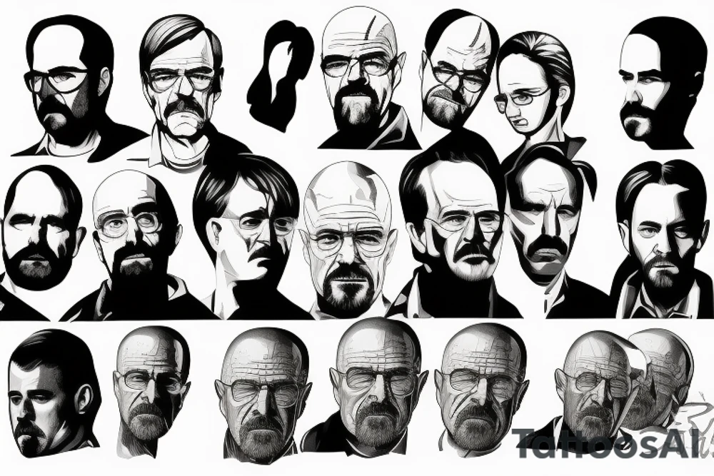 Breaking bad tribute tattoo idea