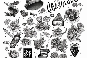 a tattoo for a writer tattoo idea