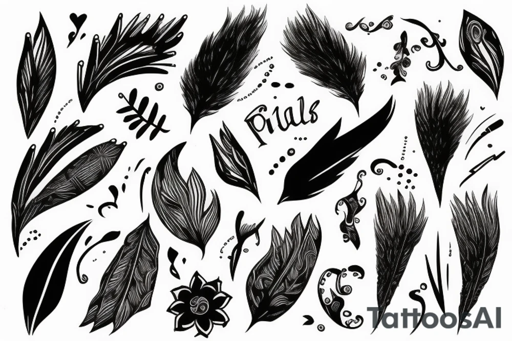 a quill tattoo idea