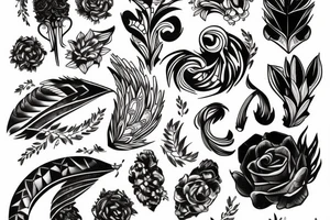 a quill tattoo idea
