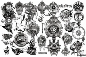 Steampunk god tattoo idea