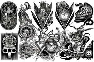 Steampunk god tattoo idea