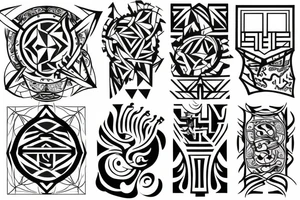 Passage of time tattoo idea