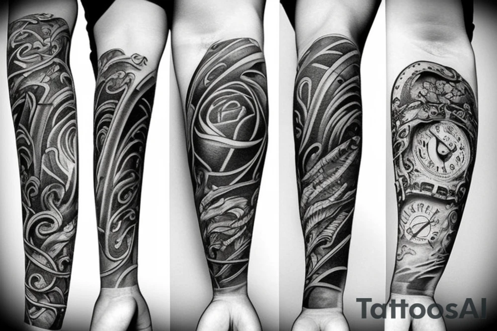 Passage of time tattoo idea