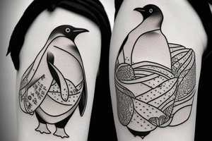 penguin tattoo idea