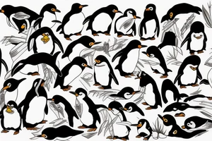 penguin tattoo idea