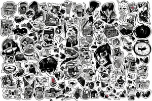 Skin patchwork tattoo idea