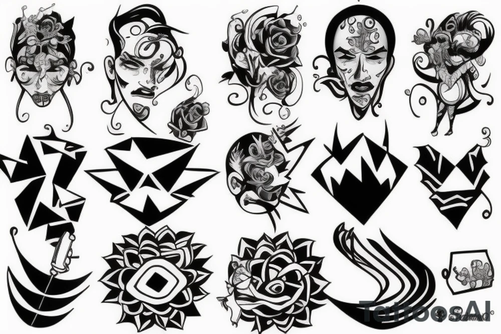 Illusion tattoo idea