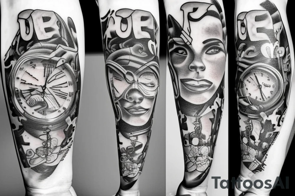 Crunching numbers tattoo idea