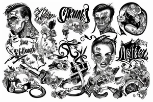 Crunching numbers tattoo idea