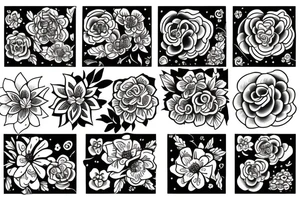 flores tattoo idea