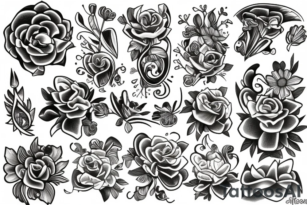 flores tattoo idea