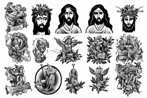 jesus christ cool tattoo idea