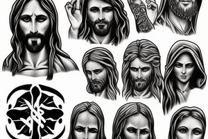 jesus christ cool tattoo idea