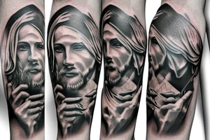 jesus christ cool tattoo idea