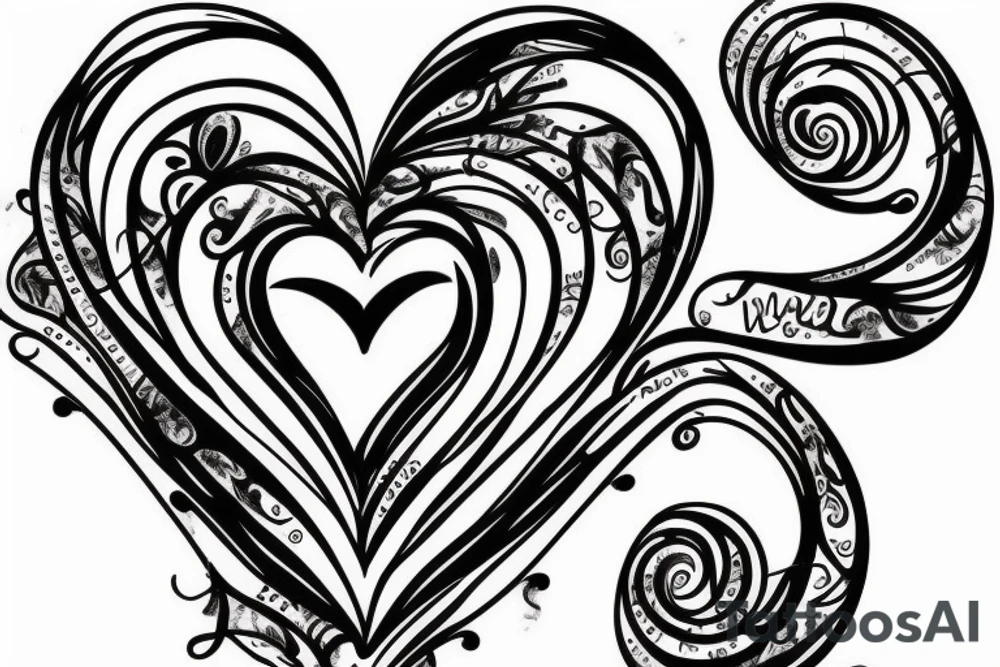 heart tattoo idea
