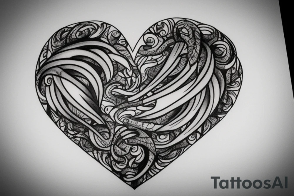 heart tattoo idea
