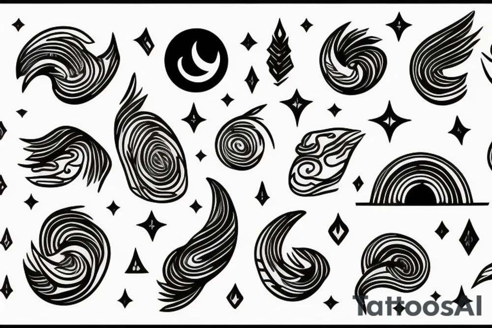 northern lights tattoo idea